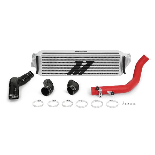 17-21 Honda CTR Intercooler Kit, Silver w/ Wrinkle Red