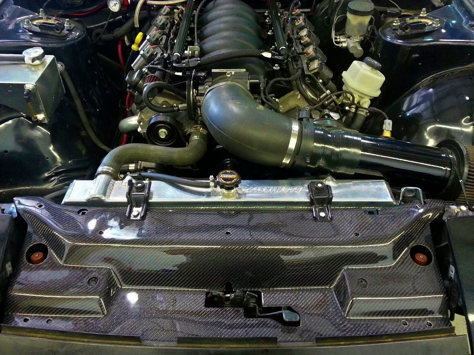 Nissan 240SX w/ KA Performance Radiator, 1989-1994