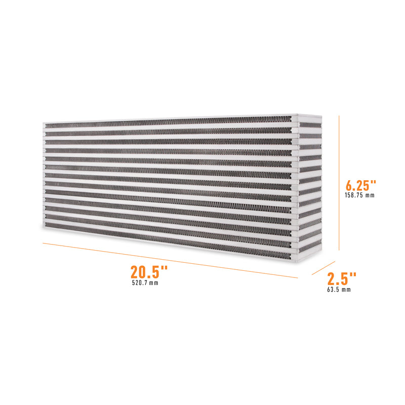 Universal Air-to-Air Race Intercooler Core, 20.50" x 6.25" x 2.50"