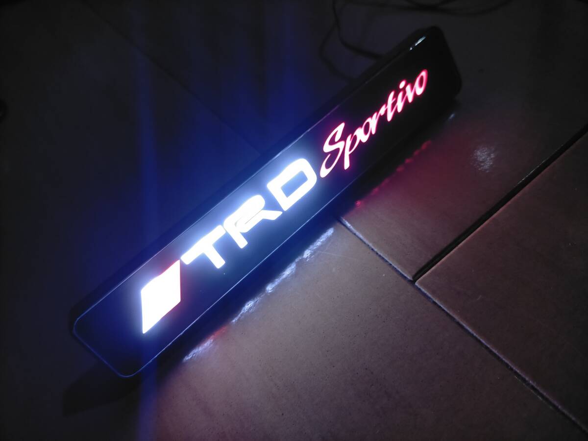 TRD Sportivo Illuminated LED Front Grill Emblem for Allion Aristo Altezza Alphard