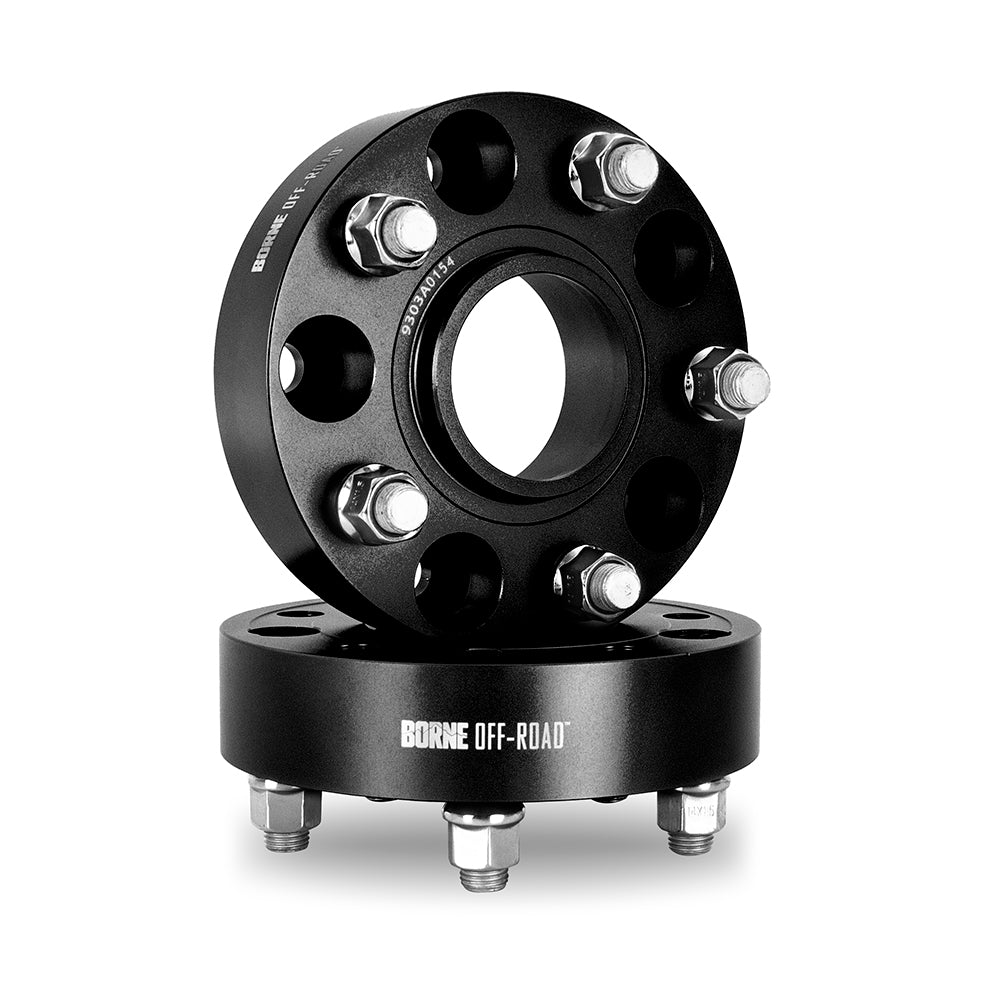 Borne Off-Road Wheel Spacers, 5x127, 71.6, 30, M14, Black