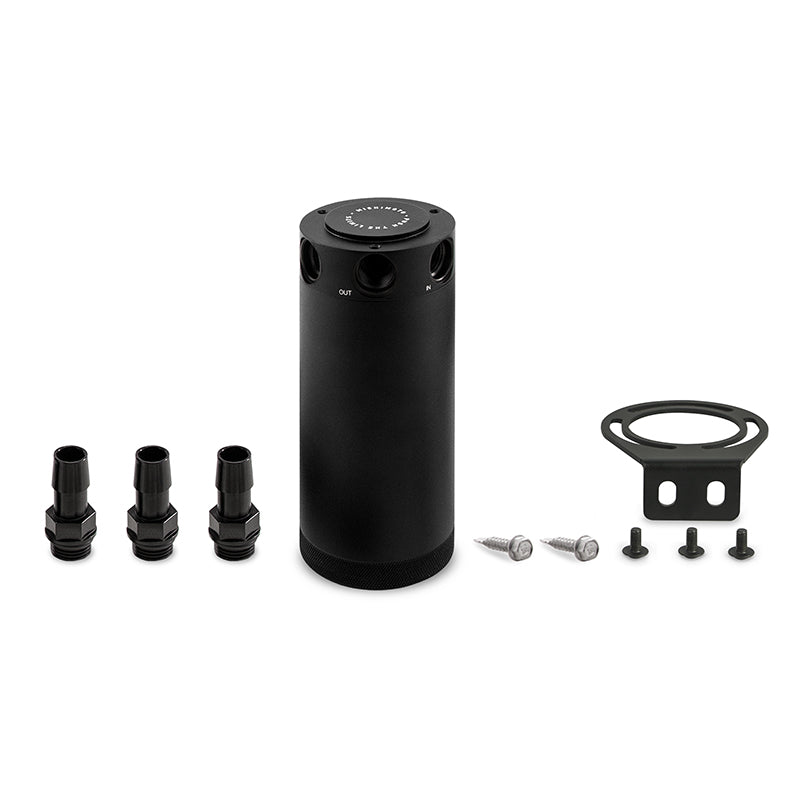 3-Port Universal XL Baffled Catch Can, Black