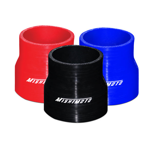 2.5" to 3" Silicone Transition Coupler, Black