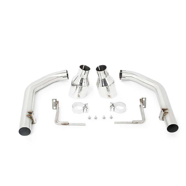 2015-2017 Ford Mustang GT Race Axle-back, Polished Tips