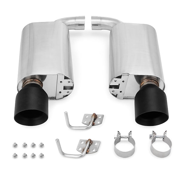 2015-2017 Ford Mustang GT Street Axle-back, Black Tips