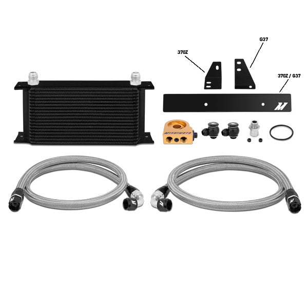 Nissan 370Z Thermostatic Oil Cooler Kit, 2009-2020, Black