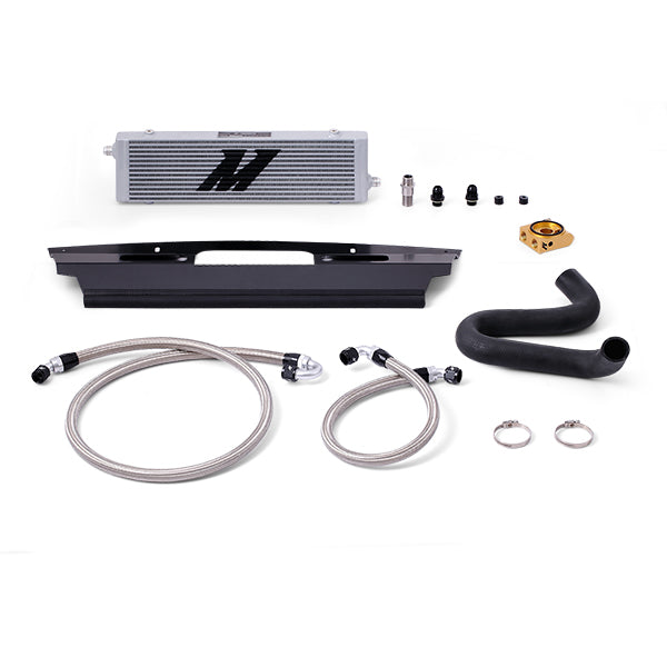 Ford Mustang GT Thermostatic Oil Cooler Kit, 2015-2017, Silver