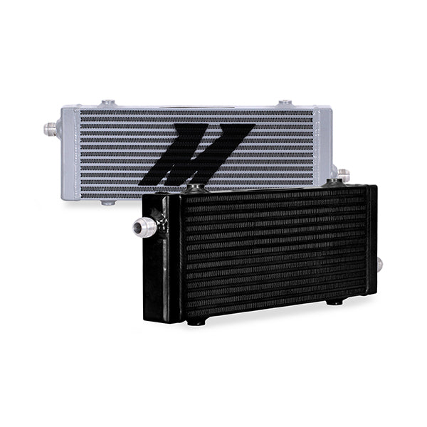 Universal Cross Flow Bar & Plate Oil Cooler, Medium, Black