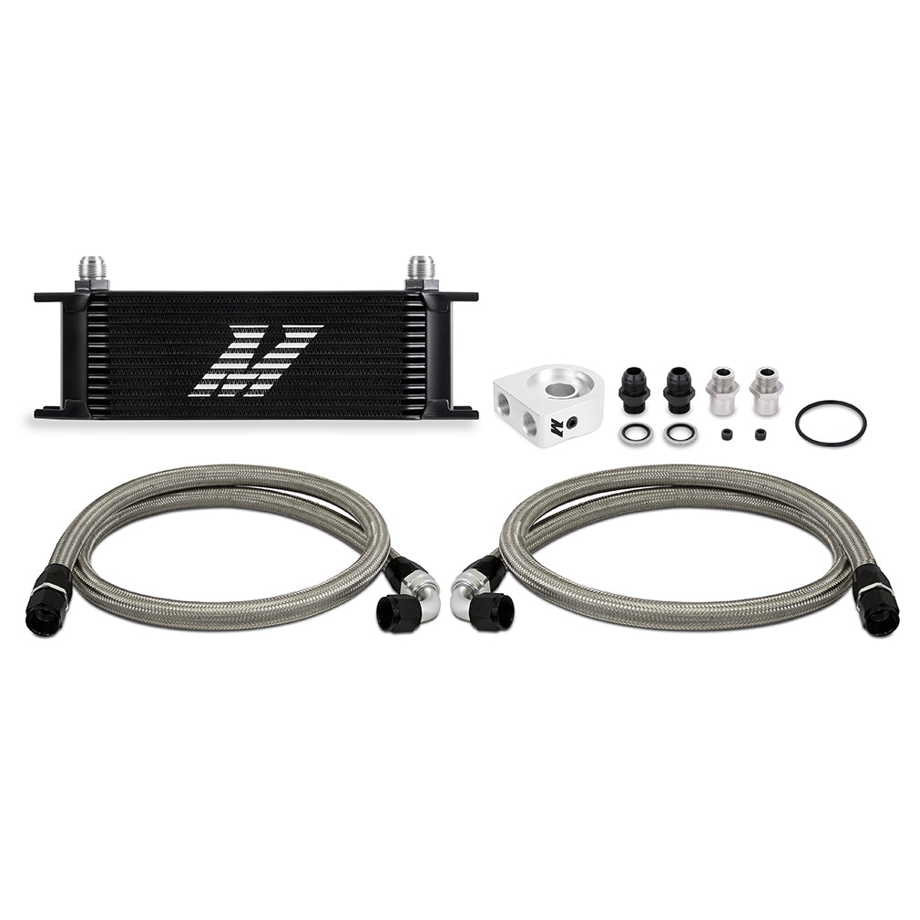 Universal Oil Cooler Kit, 13-Row, Black