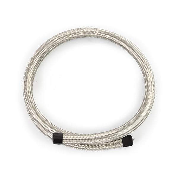 Braided -6AN 6Ft. Hose, Stainless