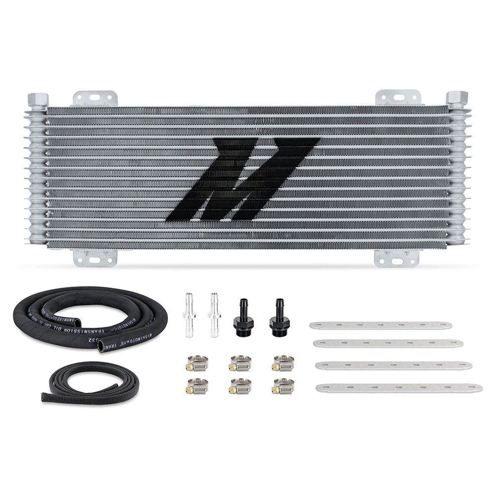 13-Row Stacked Plate Transmission Cooler, Silver