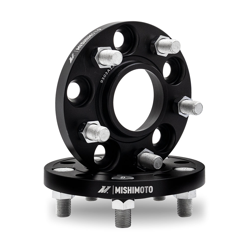Mishimoto Wheel Spacers, 5x108, 63.3, 25, M12, Black