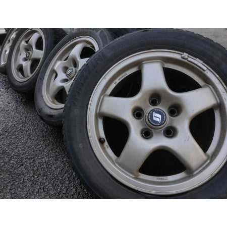 Genuine Nissan Skyline R32 GTS-T OEM Alloy wheels - JDM GOODNESS
