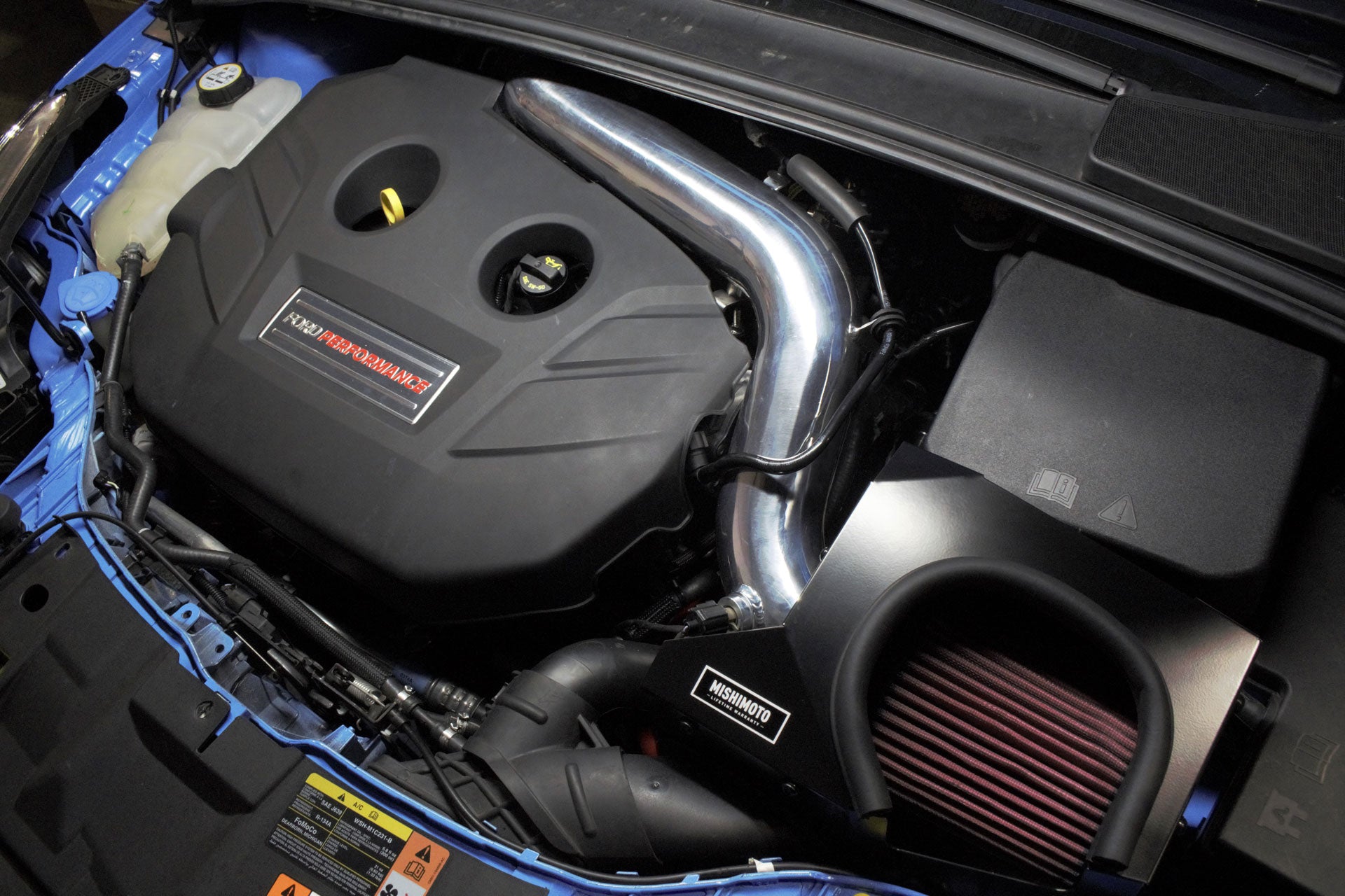 Ford Focus RS Air Intake Kit, 2016-2018, Wrinkle Black