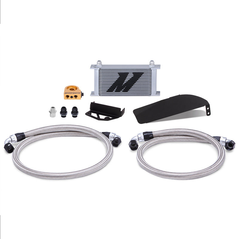 17-21 Honda Civic Type R Thermostatic Oil Cooler Kit, Silver