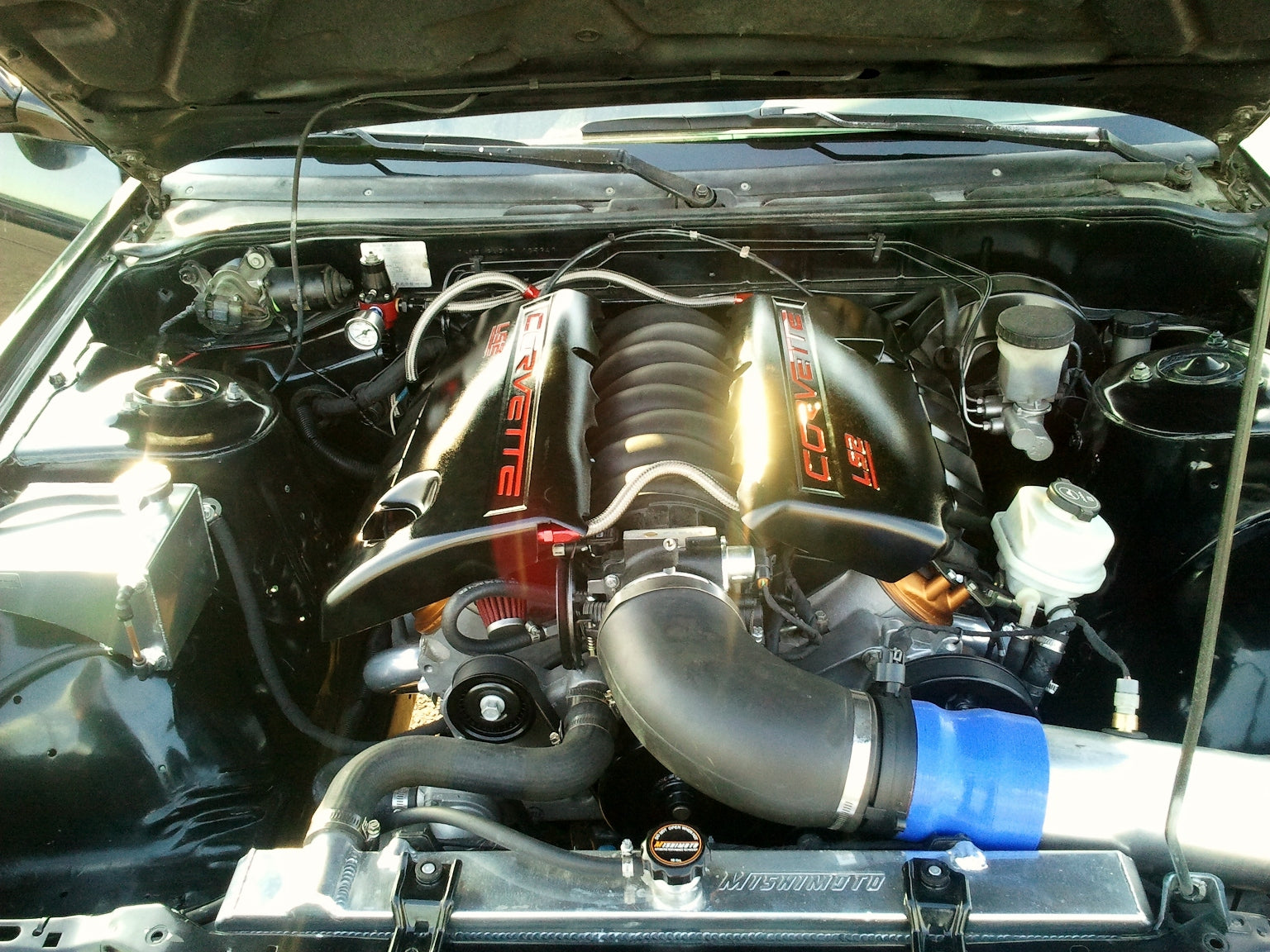 Nissan 240SX w/ KA Performance Radiator, 1995-1998