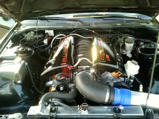 Nissan 240SX w/ KA Performance Radiator, 1995-1998
