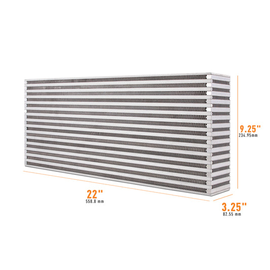 Universal Air-to-Air Race Intercooler Core, 22.00" x 9.25" x 3.25"