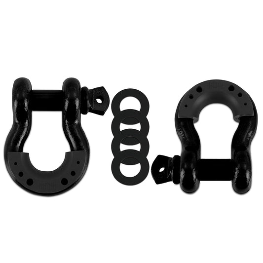 Borne D-Ring Shackle Set, Black