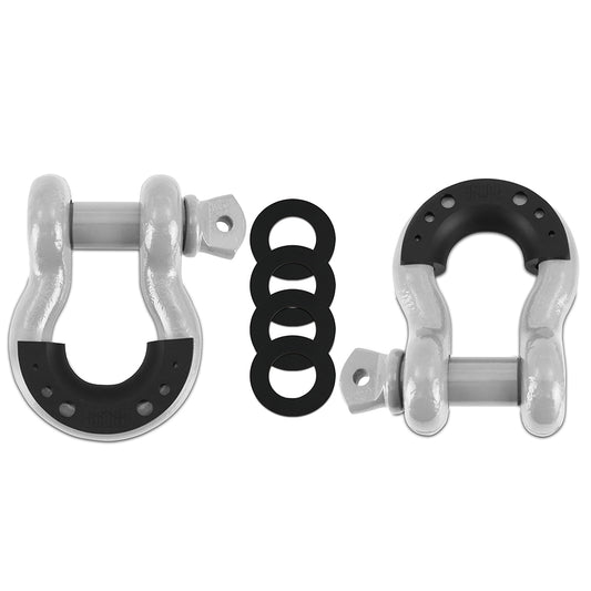 Borne D-Ring Shackle Set, Grey