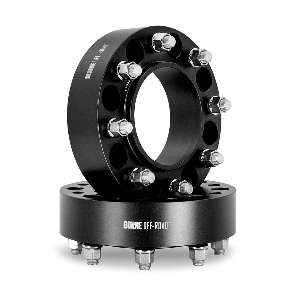 Borne Off-Road Wheel Spacers, 6x139.7, 93.1, 25, M12, Black