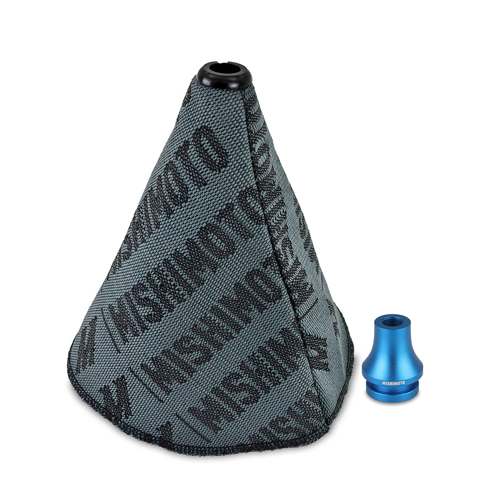 Shift Boot Cover + Retainer/Adapter Bundle, M12x1.25, Blue