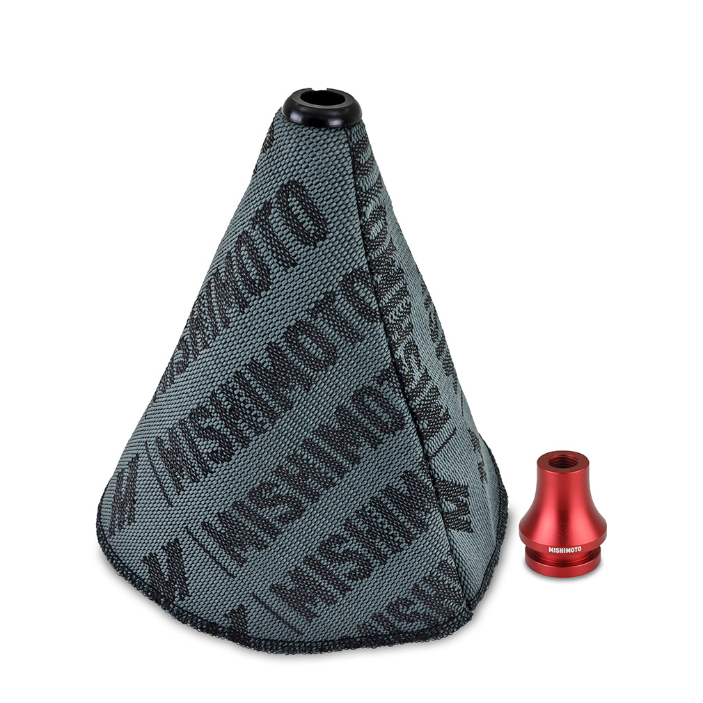 Shift Boot Cover + Retainer/Adapter Bundle, M12x1.25, Red