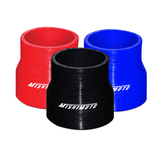 2.5" to 3" Silicone Transition Coupler, Black