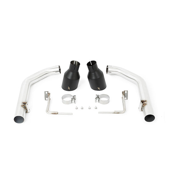 2015-2017 Ford Mustang GT Race Axle-back, Black Tips