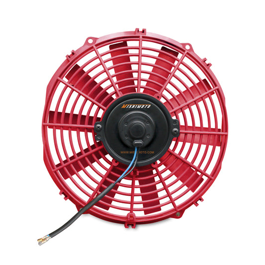 Slim Electric Fan, 12", Red