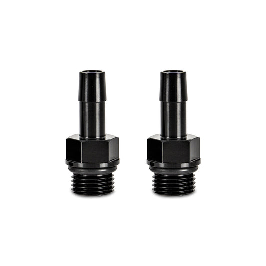 2pcs M16x1.5 3/8" Aluminum Catch Can Fitting, Black