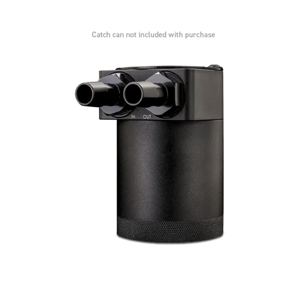2pcs. M20x1.5 1/2" Aluminum Catch Can Fittings, Black