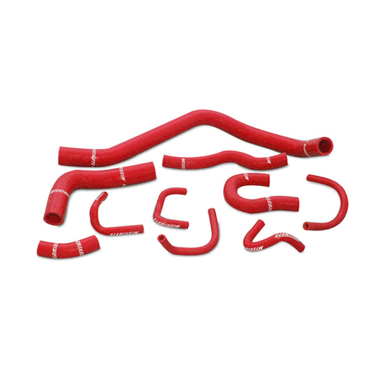 Honda Civic Silicone Radiator Hose Kit, 1988-1991, Red