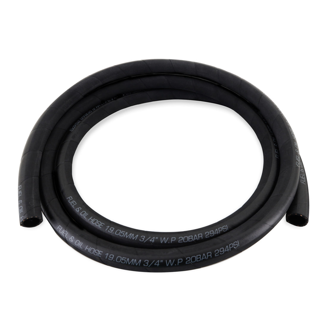 Push Lock Hose, Black, -12AN, 120" Length