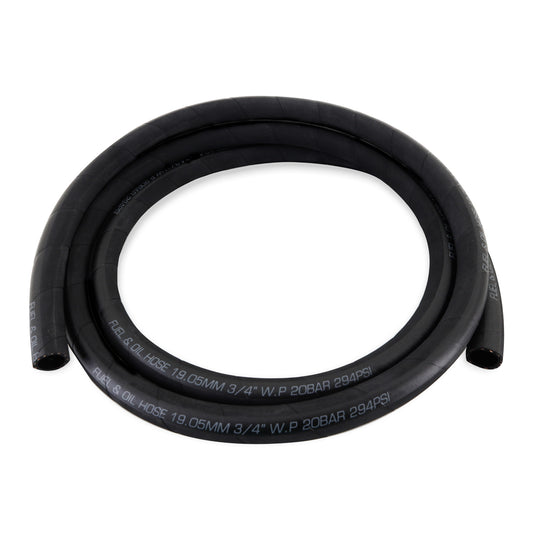 Push Lock Hose, Black, -12AN, 120" Length