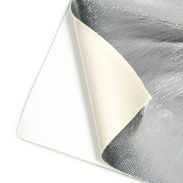 Aluminum Silica Heat Barrier with Adhesive Backing, 24"x24"