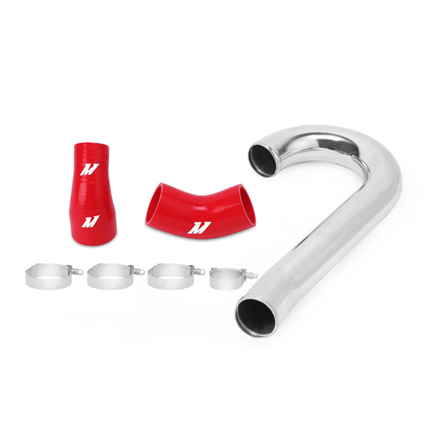 Mitsubishi Lancer Evolution VII/VIII/IX Lower Intercooler Pipe Kit, 2001-2007, Red Hoses
