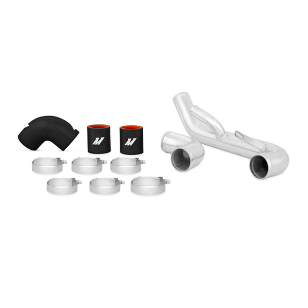 Mitsubishi Lancer Evolution X Lower Intercooler Pipe Kit, 2008-2015, Black Hoses