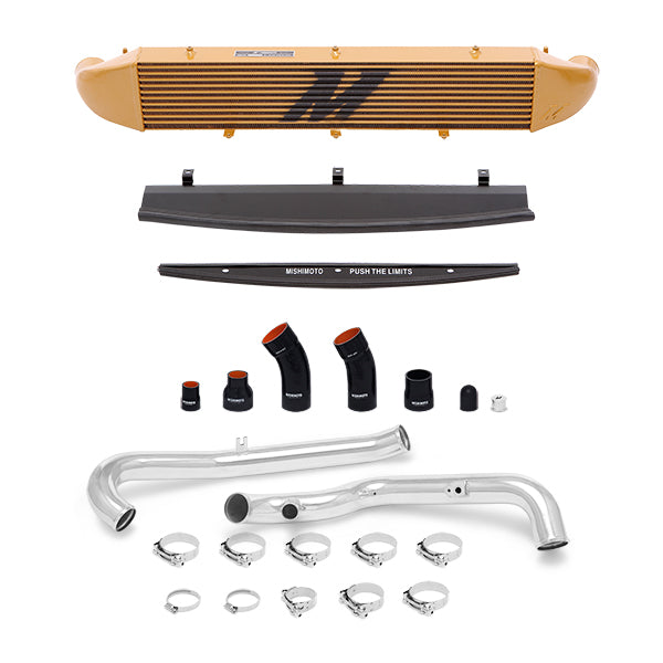 Ford Fiesta ST Intercooler Kit, 2014-2019, Gold w/ Polished Pipes