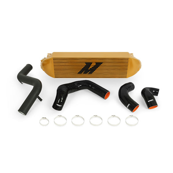 Ford Focus ST Intercooler Kit, 2013-2018, Gold w/ Wrinkle Black Pipes