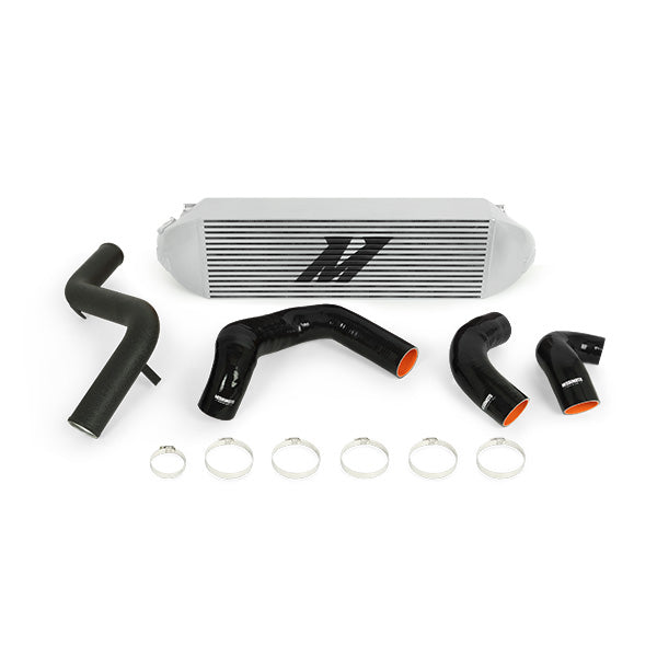 Ford Focus ST Intercooler Kit, 2013-2018, Silver w/ Wrinkle Black Pipes