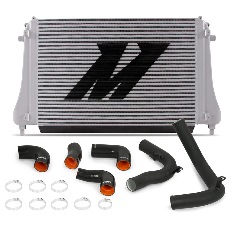 Volkswagen GTI Intercooler Kit, 15-21, Wrinkle Black Pipes