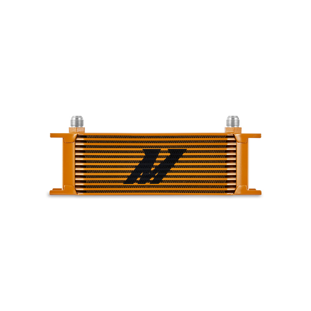 Universal 13-Row Oil Cooler, Gold