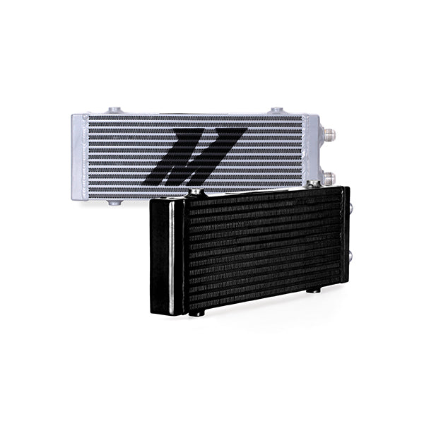Universal Dual Pass Bar & Plate Oil Cooler, Medium, Silver