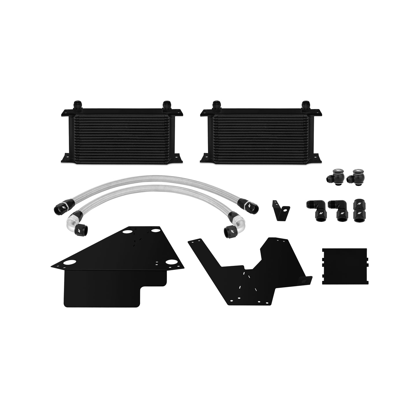 08-15 Mitsubishi Lancer Evolution X Oil Cooler Kit, Black