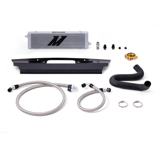 Ford Mustang GT Thermostatic Oil Cooler Kit, 2015-2017, Silver