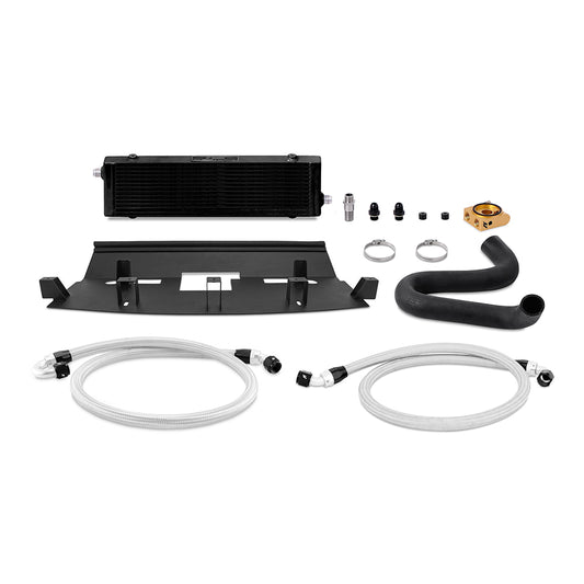 18-23 Ford Mustang GT Oil Cooler Kit, Black, Thermostatic