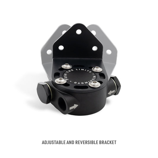 Remote Oil Filter Head, M22x1.5 Thread, Black