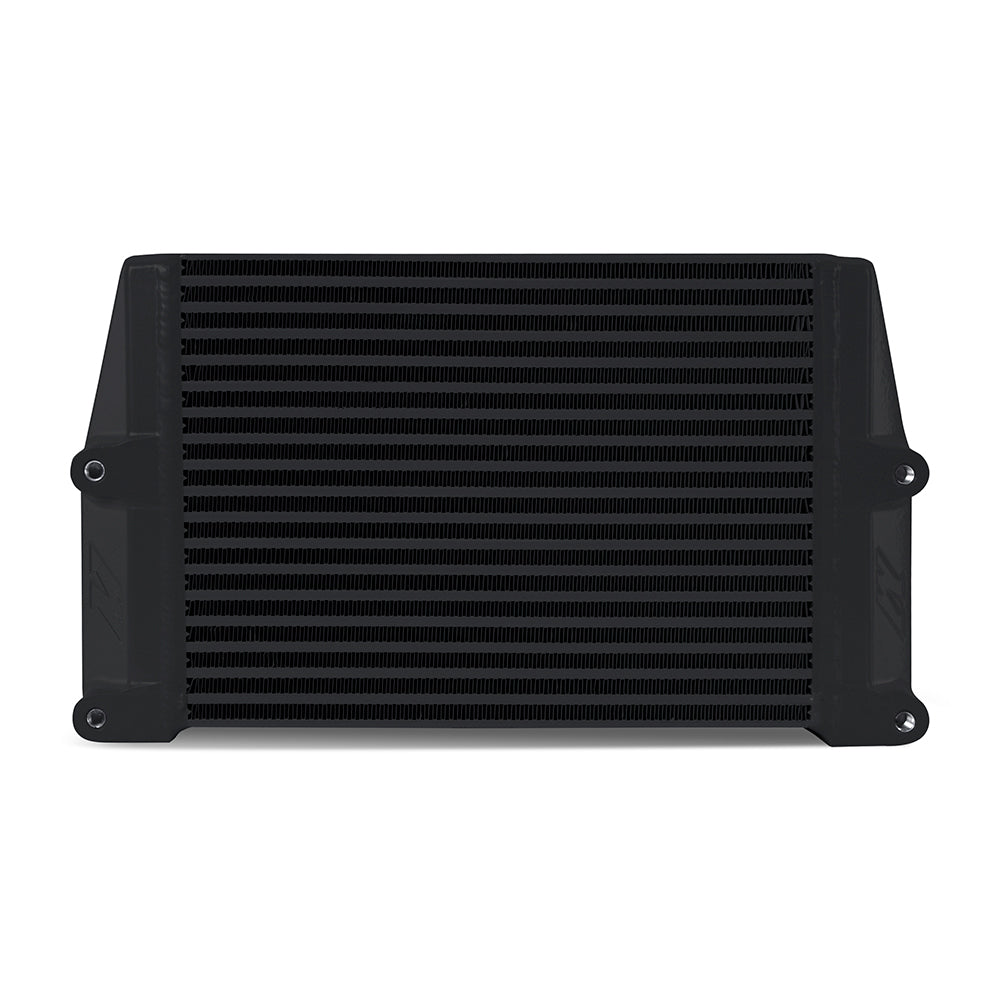 Heavy-Duty Oil Cooler, 10", Same-Side Outlets, Black