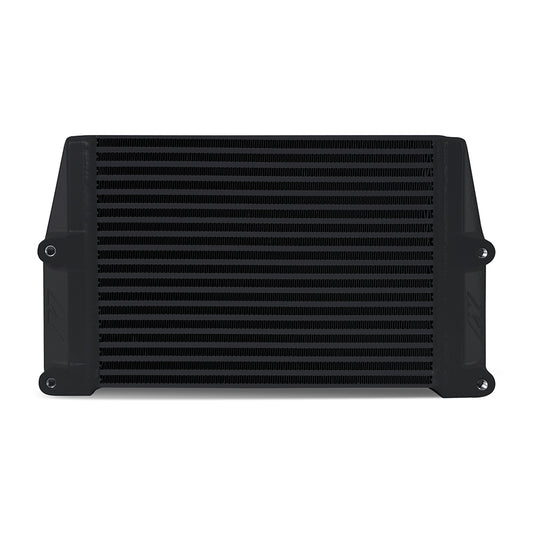 Heavy-Duty Oil Cooler, 10", Same-Side Outlets, Black
